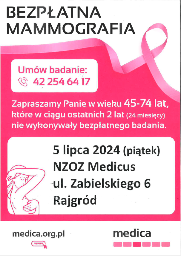 mammografia - plakat