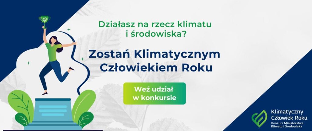 plakat - "klimatyczny człowiek roku"