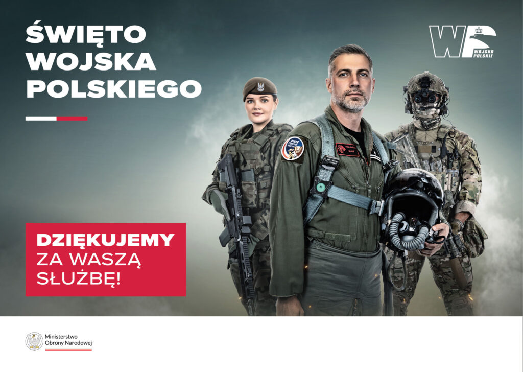 plakat - obchody święta Wojska Polskiego