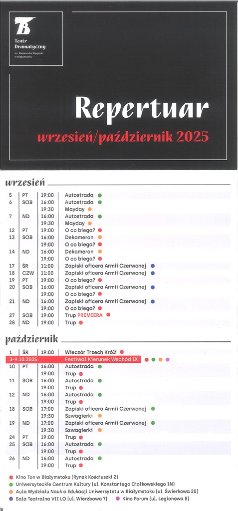 repertuar IX/X