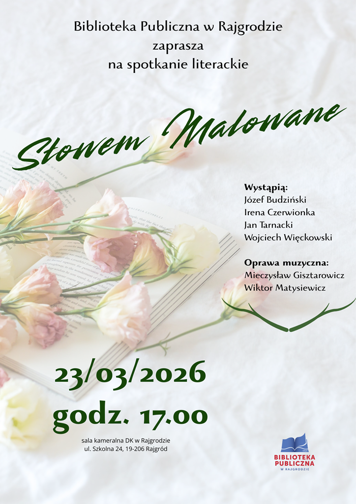 plakat - Światowy Dzień Poezji